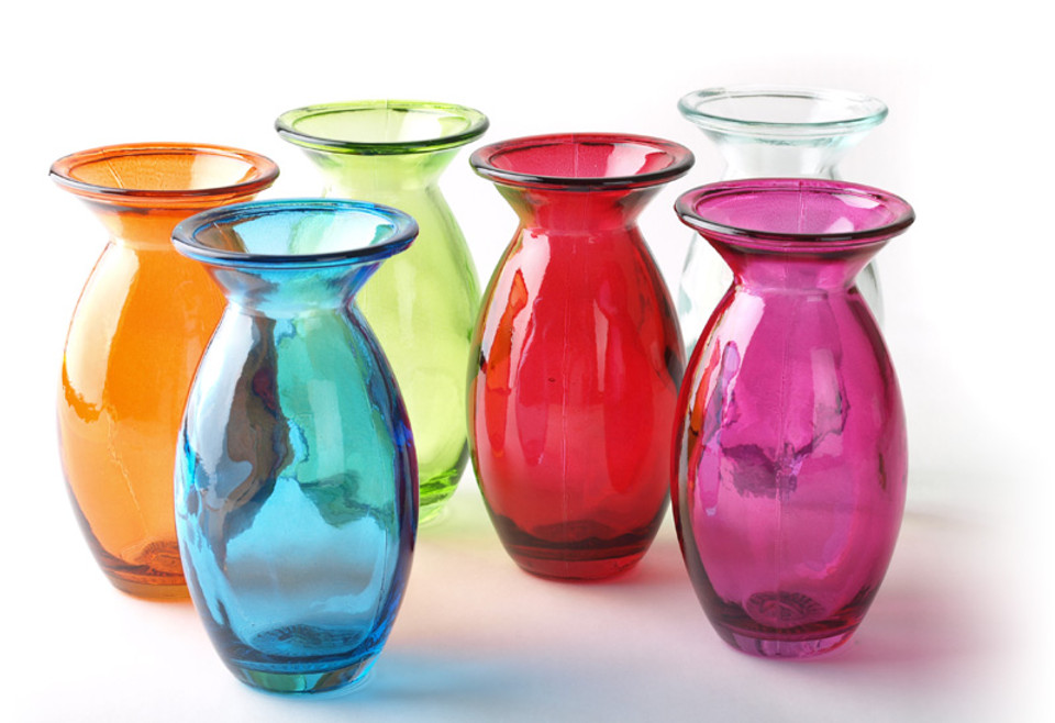 Recycled Glass Vases